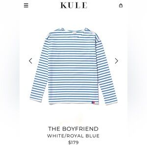 KULE THE BOYFRIEND long sleeve tee